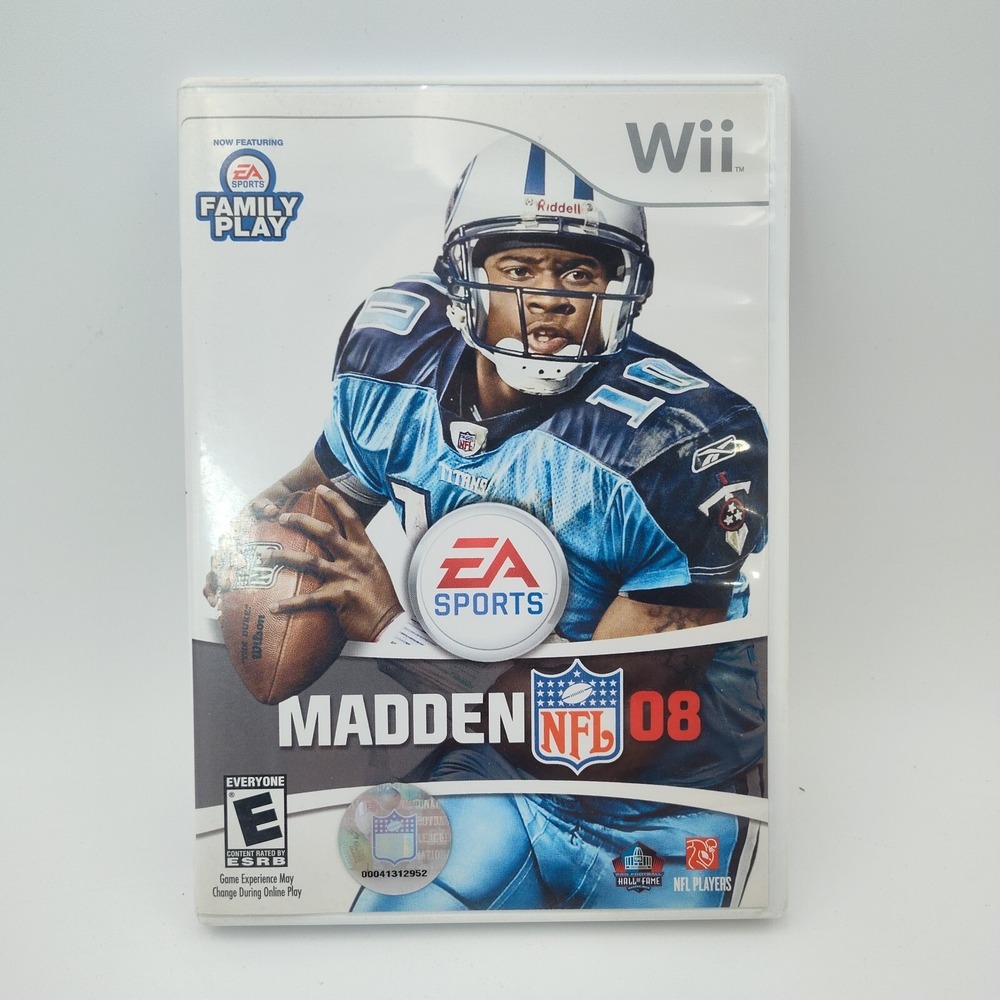Madden NFL 2008 Nintendo Wii football video game SEE BB15.1GA871